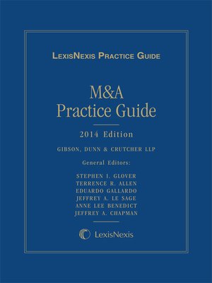 cover image of LexisNexis&reg; Practice Guide: M&A Practice Guide